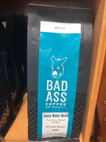 Swiss Water Decaf, Full City Roast 12 oz whole bean