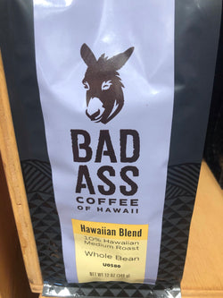 Hawaiian Blend Full City Roast 12 oz whole bean