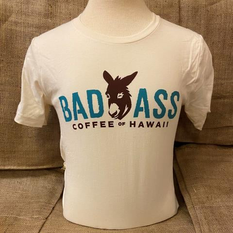 IVORY T-SHIRT WITH FULL COLOR LOGO